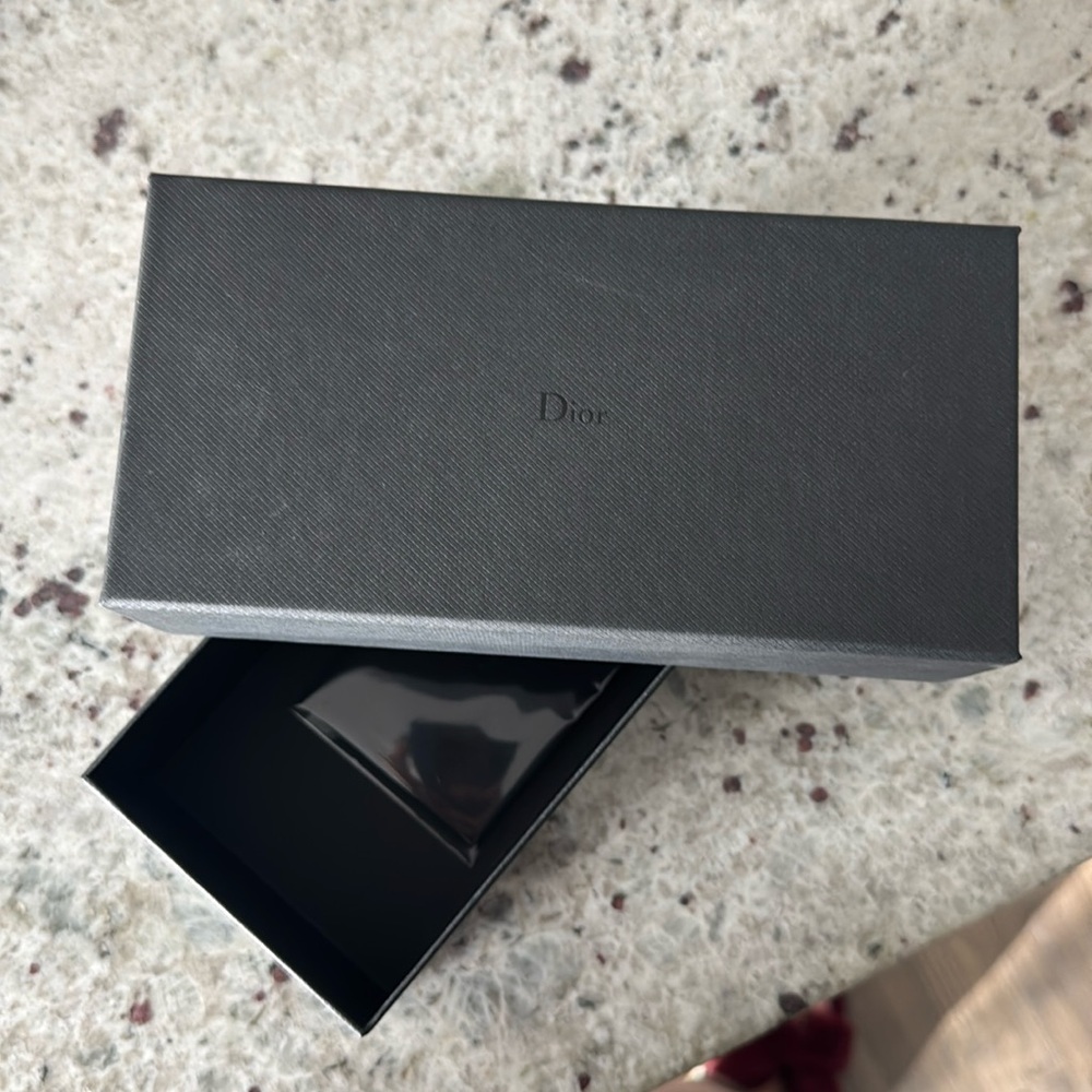 Dior sunglasses box with cleaning cloth